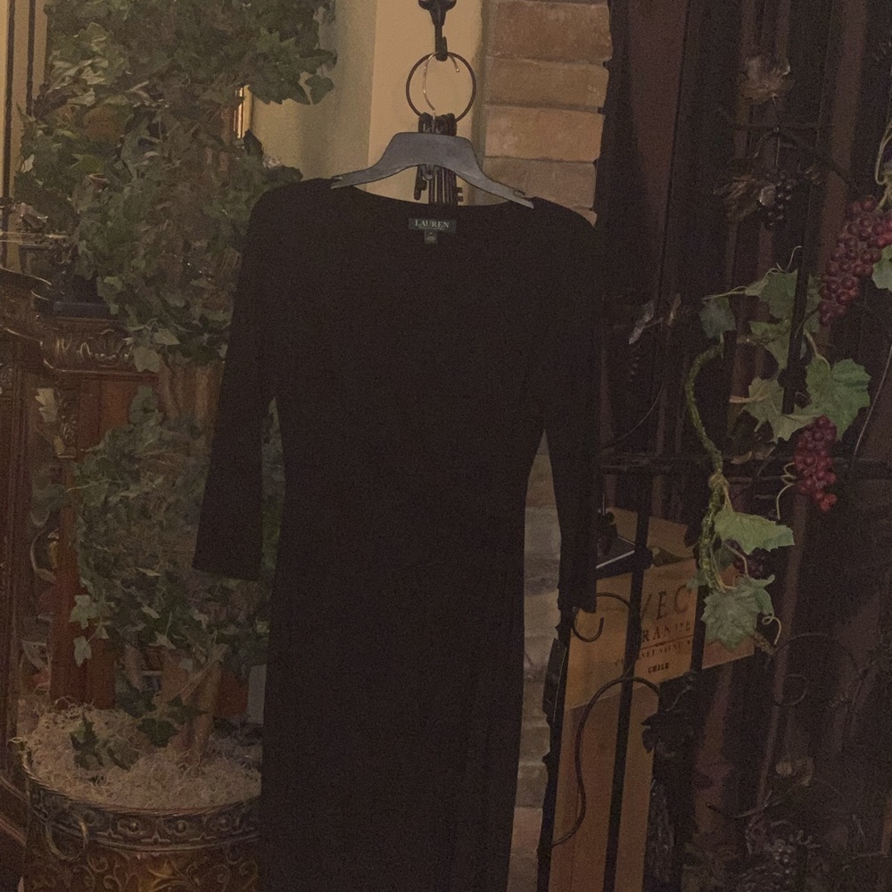 Stunning Ralph Lauren Wrap design dress!